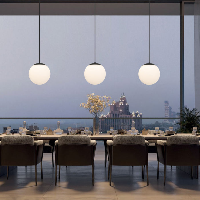 Alteck - AP0073-5CCT-W-BK - LED Pendant - Rondure - Sand Black