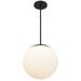 Alteck - AP0073-5CCT-W-BK - LED Pendant - Rondure - Sand Black