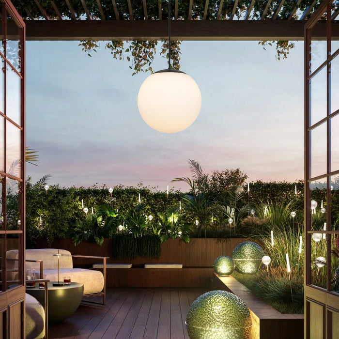 Alteck - AP0074-5CCT-W-BK - LED Pendant - Rondure - Sand Black