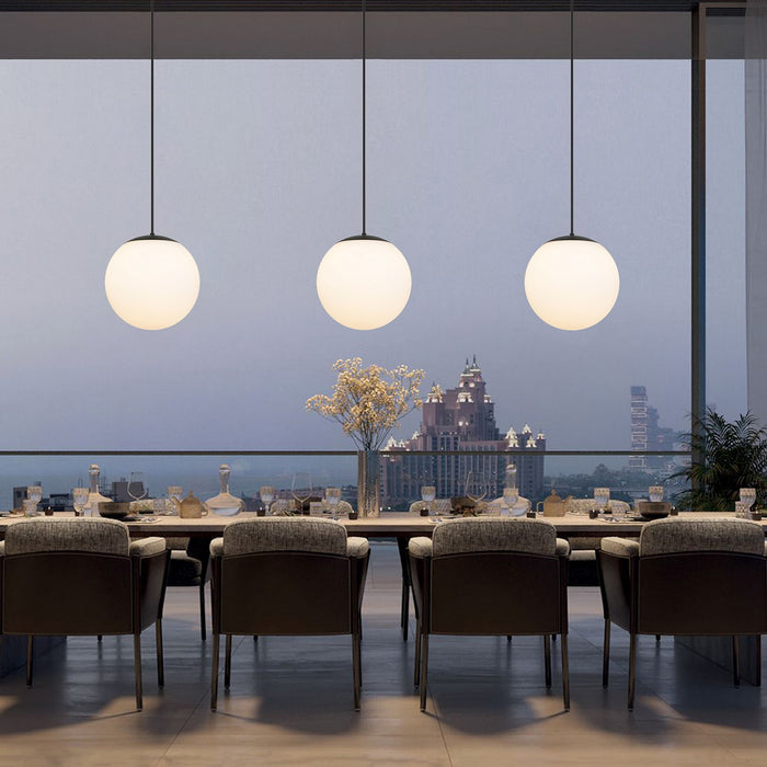 Alteck - AP0074-5CCT-W-BK - LED Pendant - Rondure - Sand Black