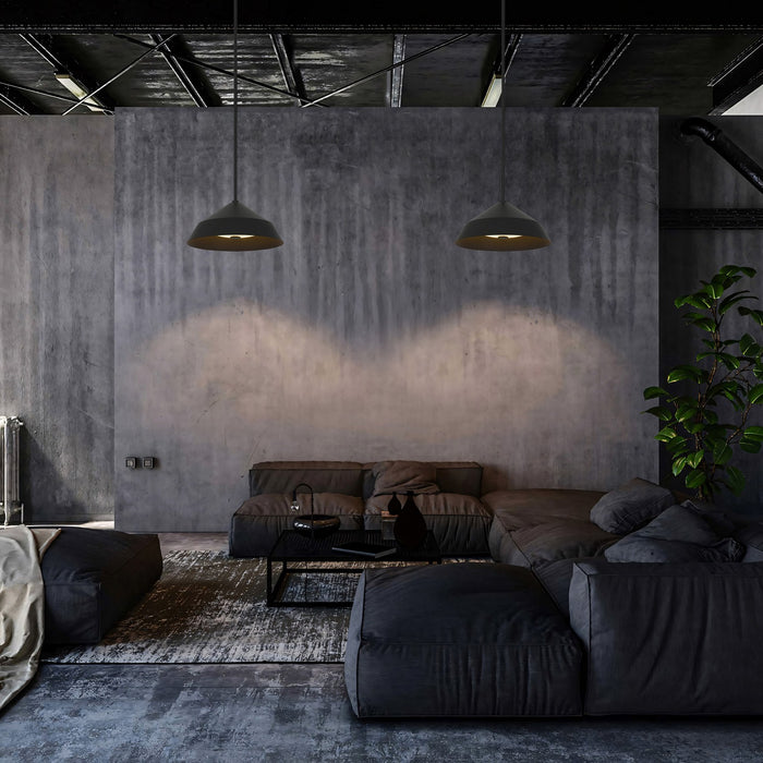 Alteck - AP0075-5CCT-W-BK - LED Pendant - Nin - Sand Black