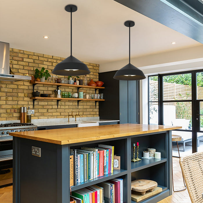 Alteck - AP0075-5CCT-W-BK - LED Pendant - Nin - Sand Black