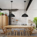 Alteck - AP0076-5CCT-W-BK - LED Pendant - Nin - Sand Black