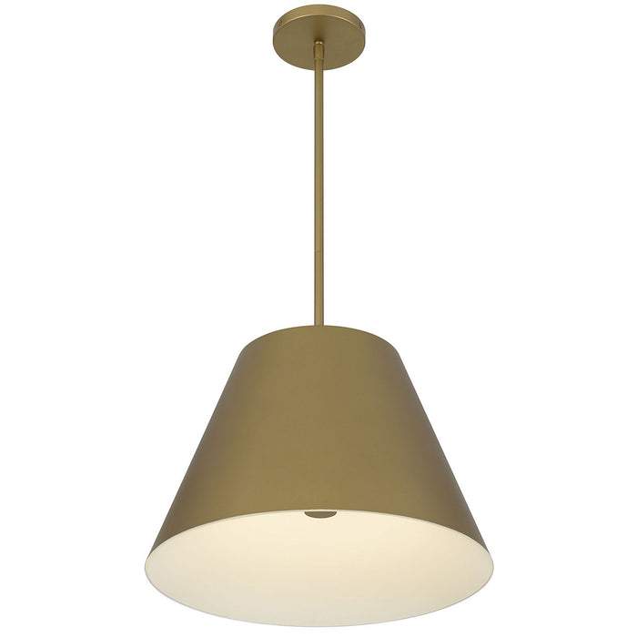 Alteck - AP0077-5CCT-W-PB - LED Pendant - Jaz - Painted brass
