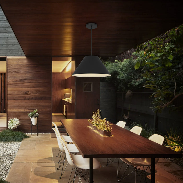 Alteck - AP0078-5CCT-W-BK - LED Pendant - Jaz - Sand Black