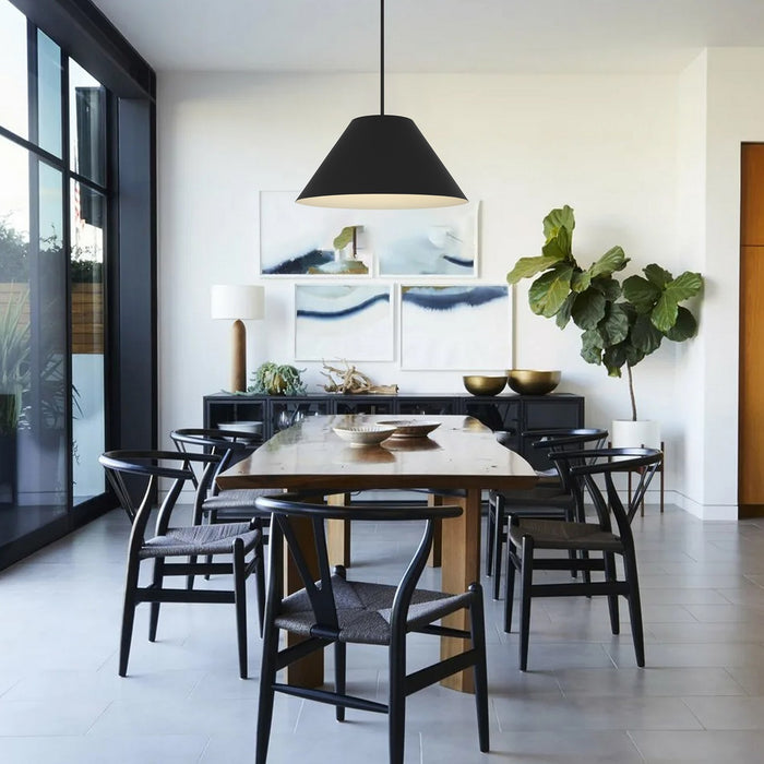 Alteck - AP0078-5CCT-W-BK - LED Pendant - Jaz - Sand Black