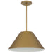Alteck - AP0078-5CCT-W-PB - LED Pendant - Jaz - Painted brass