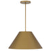 Alteck - AP0078-5CCT-W-PB - LED Pendant - Jaz - Painted brass
