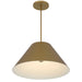 Alteck - AP0078-5CCT-W-PB - LED Pendant - Jaz - Painted brass