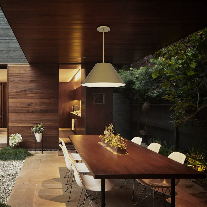 Alteck - AP0078-5CCT-W-PB - LED Pendant - Jaz - Painted brass