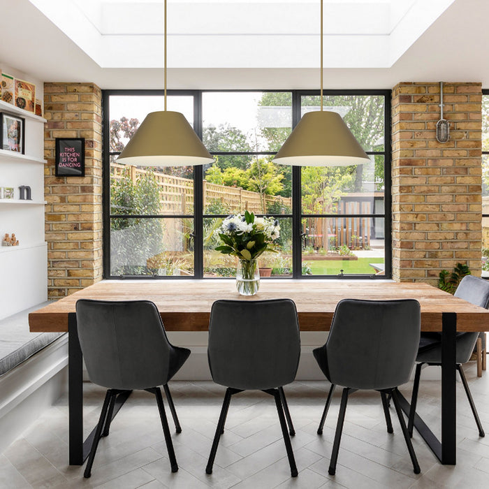 Alteck - AP0078-5CCT-W-PB - LED Pendant - Jaz - Painted brass