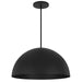 Alteck - AP0083-5CCT-W-BK - LED Pendant - Half Round - Sand Black