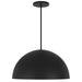 Alteck - AP0083-5CCT-W-BK - LED Pendant - Half Round - Sand Black