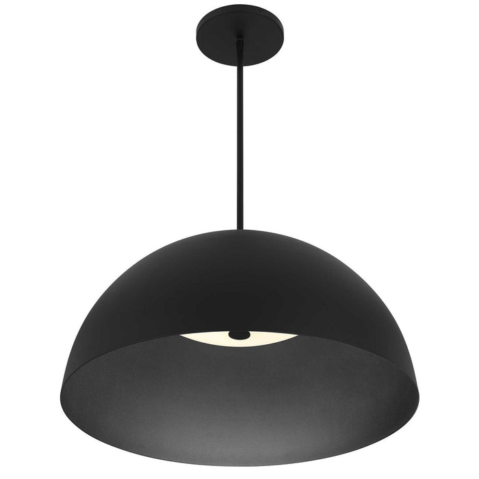 Alteck - AP0083-5CCT-W-BK - LED Pendant - Half Round - Sand Black