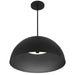 Alteck - AP0083-5CCT-W-BK - LED Pendant - Half Round - Sand Black