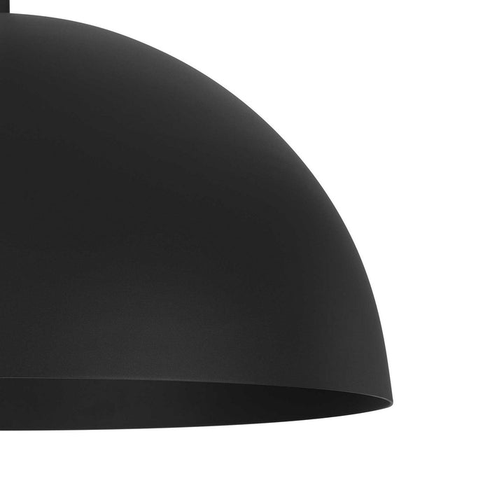 Alteck - AP0083-5CCT-W-BK - LED Pendant - Half Round - Sand Black