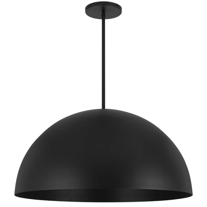 Alteck - AP0084-5CCT-W-BK - LED Pendant - Half Round - Sand Black