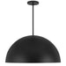 Alteck - AP0084-5CCT-W-BK - LED Pendant - Half Round - Sand Black