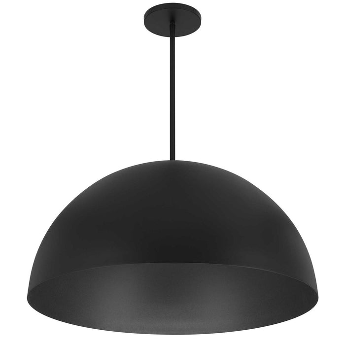 Alteck - AP0084-5CCT-W-BK - LED Pendant - Half Round - Sand Black