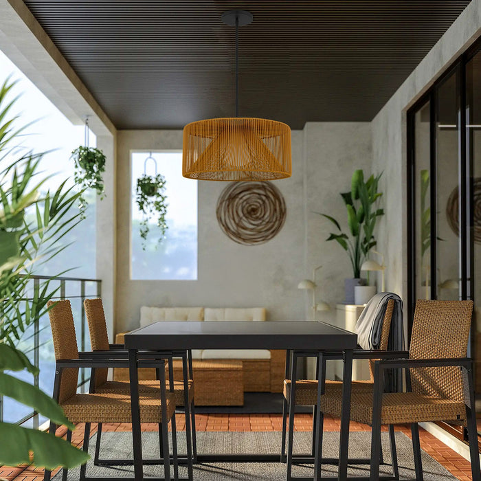 Alteck - AP0149-5CCT-W-BK - LED Pendant - Key West - Sand Black