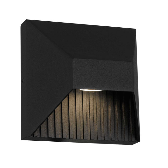 Alteck - AW0008-3CCT-W-BK - LED Wall Sconce - Ribbed - Sand Black