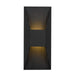 Alteck - AW0009-3CCT-W-BK - LED Wall Sconce - Ribbed - Sand Black