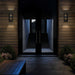 Alteck - AW0009-3CCT-W-BK - LED Wall Sconce - Ribbed - Sand Black
