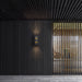 Alteck - AW0009-3CCT-W-BK - LED Wall Sconce - Ribbed - Sand Black