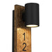 Alteck - AW0010-3CCT-W-BK - LED Wall Sconce - Woodone - Sand Black