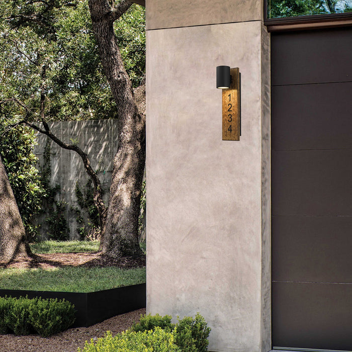 Alteck - AW0010-3CCT-W-BK - LED Wall Sconce - Woodone - Sand Black