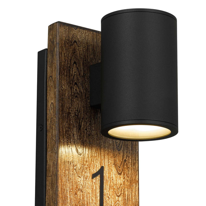 Alteck - AW0011-3CCT-W-BK - LED Wall Sconce - Woodone - Sand Black