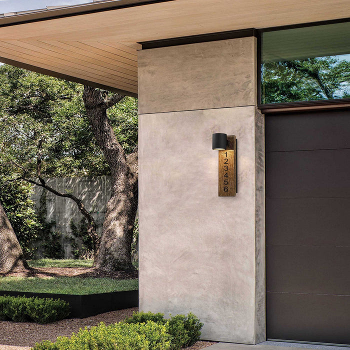 Alteck - AW0011-3CCT-W-BK - LED Wall Sconce - Woodone - Sand Black