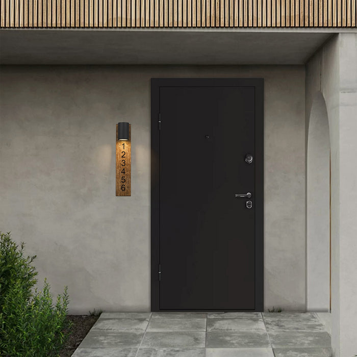 Alteck - AW0011-3CCT-W-BK - LED Wall Sconce - Woodone - Sand Black