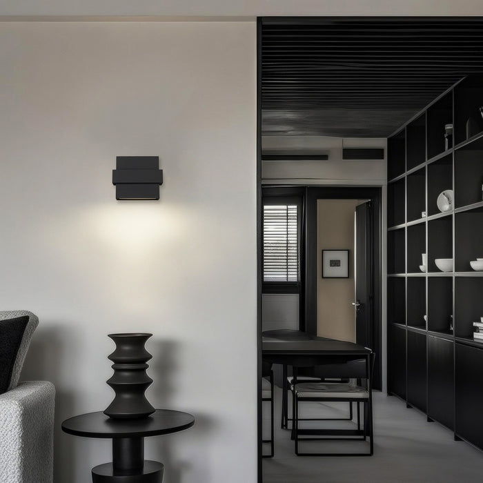 Alteck - AW0027-3CCT-W-BK - LED Wall Sconce - Summit - Sand Black