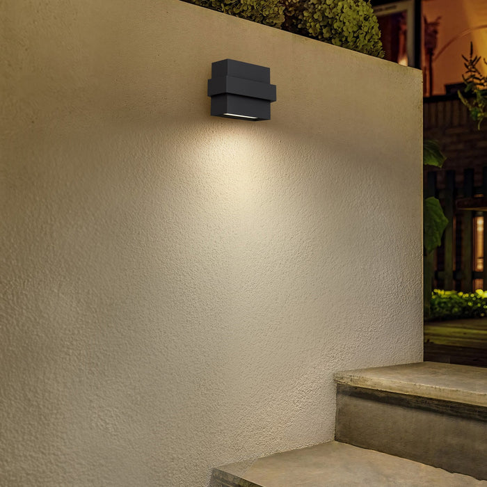Alteck - AW0027-3CCT-W-BK - LED Wall Sconce - Summit - Sand Black