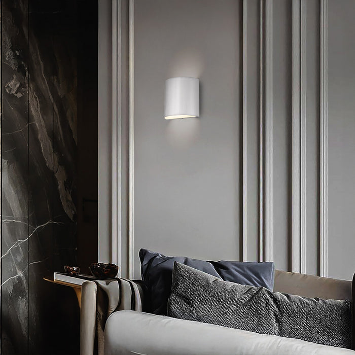 Alteck - AW0028-3CCT-W-BA - LED Wall Sconce - Veil - Brushed Aluminum