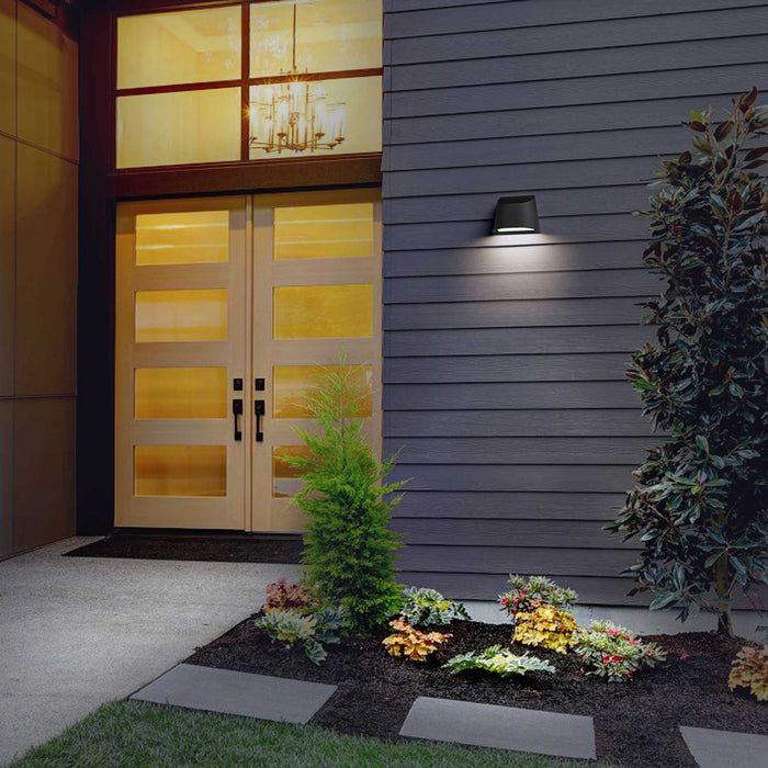 Alteck - AW0030-3CCT-W-BK - LED Wall Sconce - Ambit - Sand Black