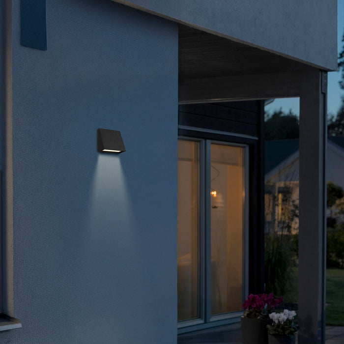 Alteck - AW0032-3CCT-W-BK - LED Wall Sconce - Slant - Sand Black