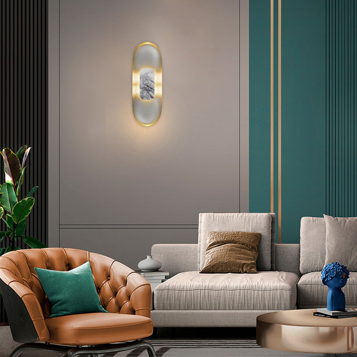 Alteck - AW0042-3CCT-W-BK/BA - LED Wall Sconce - Marilyn - Sand Black