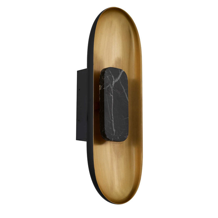Alteck - AW0042-3CCT-W-BK/BB - LED Wall Sconce - Marilyn - Sand Black