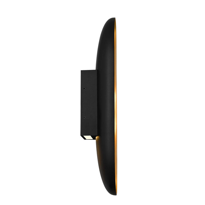 Alteck - AW0042-3CCT-W-BK/BB - LED Wall Sconce - Marilyn - Sand Black