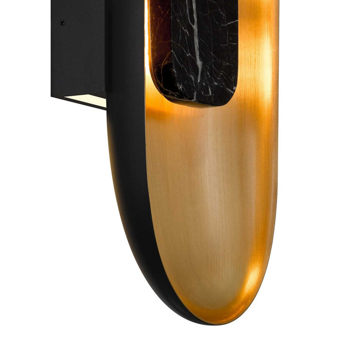 Alteck - AW0042-3CCT-W-BK/BB - LED Wall Sconce - Marilyn - Sand Black