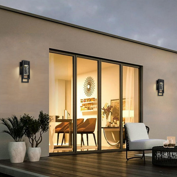 Alteck - AW0050-3CCT-W-BK - LED Wall Sconce - 2 Step - Sand Black