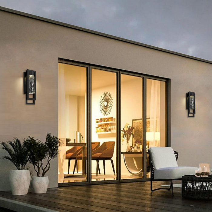 Alteck - AW0051-3CCT-W-BK - LED Wall Sconce - 2 Step - Sand Black