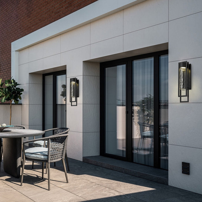 Alteck - AW0052-3CCT-W-BK - LED Wall Sconce - 2 Step - Sand Black