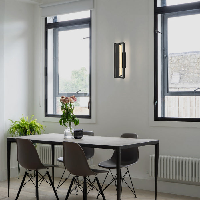 Alteck - AW0053-30-W-BK - LED Wall Sconce - IN & OUT - Sand Black