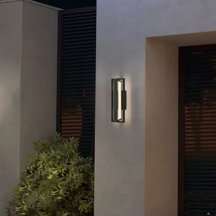 Alteck - AW0053-30-W-BK - LED Wall Sconce - IN & OUT - Sand Black