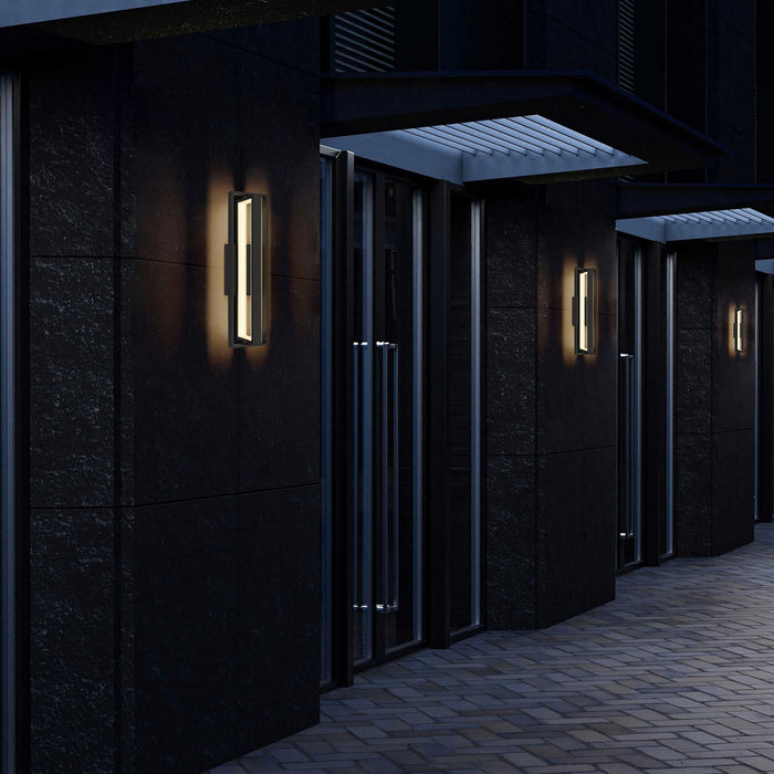 Alteck - AW0054-30-W-BK - LED Wall Sconce - IN & OUT - Sand Black