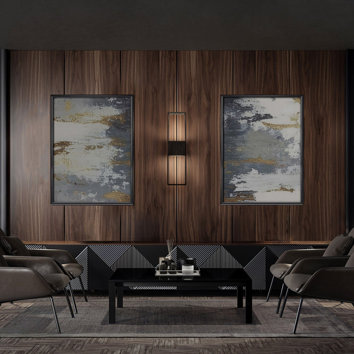 Alteck - AW0057-3CCT-W-BK - LED Wall Sconce - Miami - Sand Black