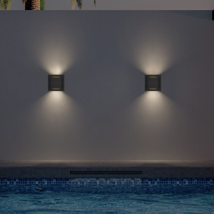 Alteck - AW0059-3CCT-W-BK - LED Wall Sconce - Miami - Sand Black
